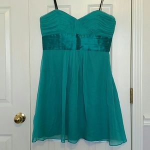 Teal cocktail dress Laundry by Shelli Segal